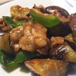 harissa-niwatorimuneniku-eggplant-fried-food