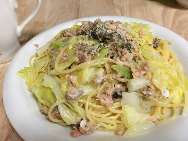 人気 いわし缶とキャベツのパスタの簡単おいしいおすすめレシピ 作り方 美健ねっと