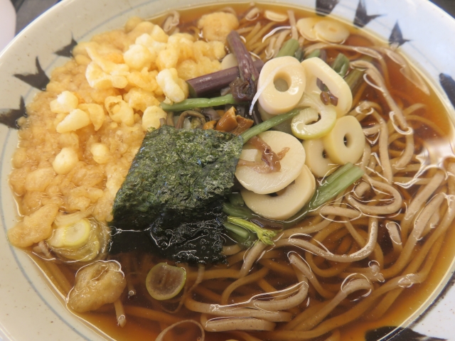 Soba-of-a-bracken-and-the-bamboo-shoot
