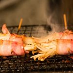 bacon-roll-of-the-enoki-mushroom